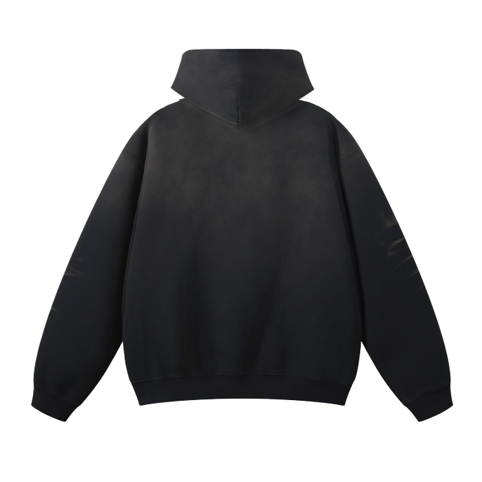 BAITE Stone Washed Dyed Fleece Hoodie