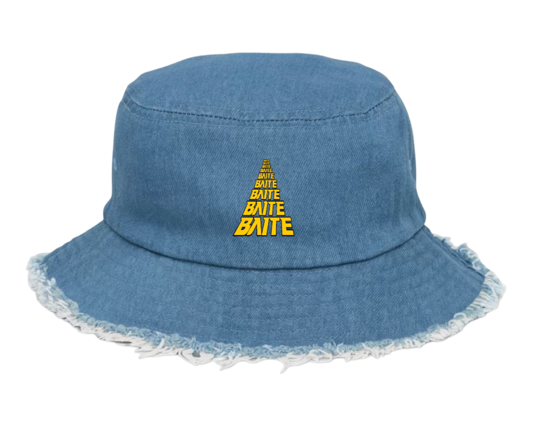 BAITE Distressed Denim Fisherman Hat