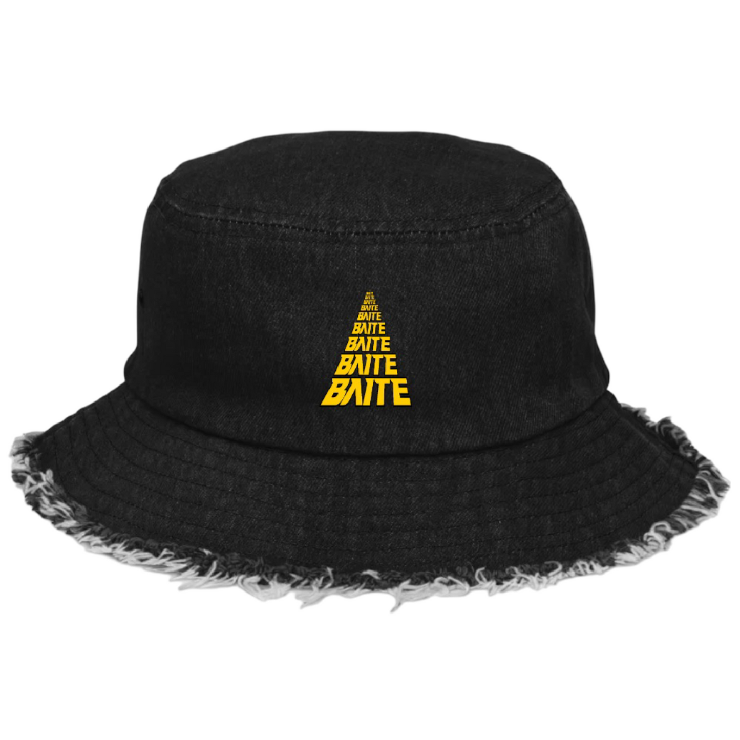 BAITE Distressed Denim Fisherman Hat